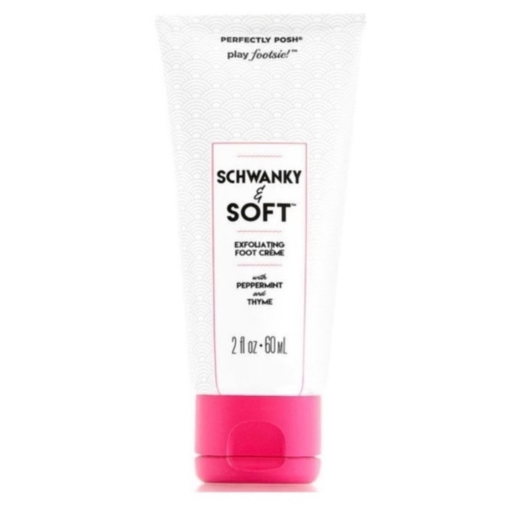 Unopened Perfectly Posh Schwanky & Soft Exfoliating Foot Crème (2oz)